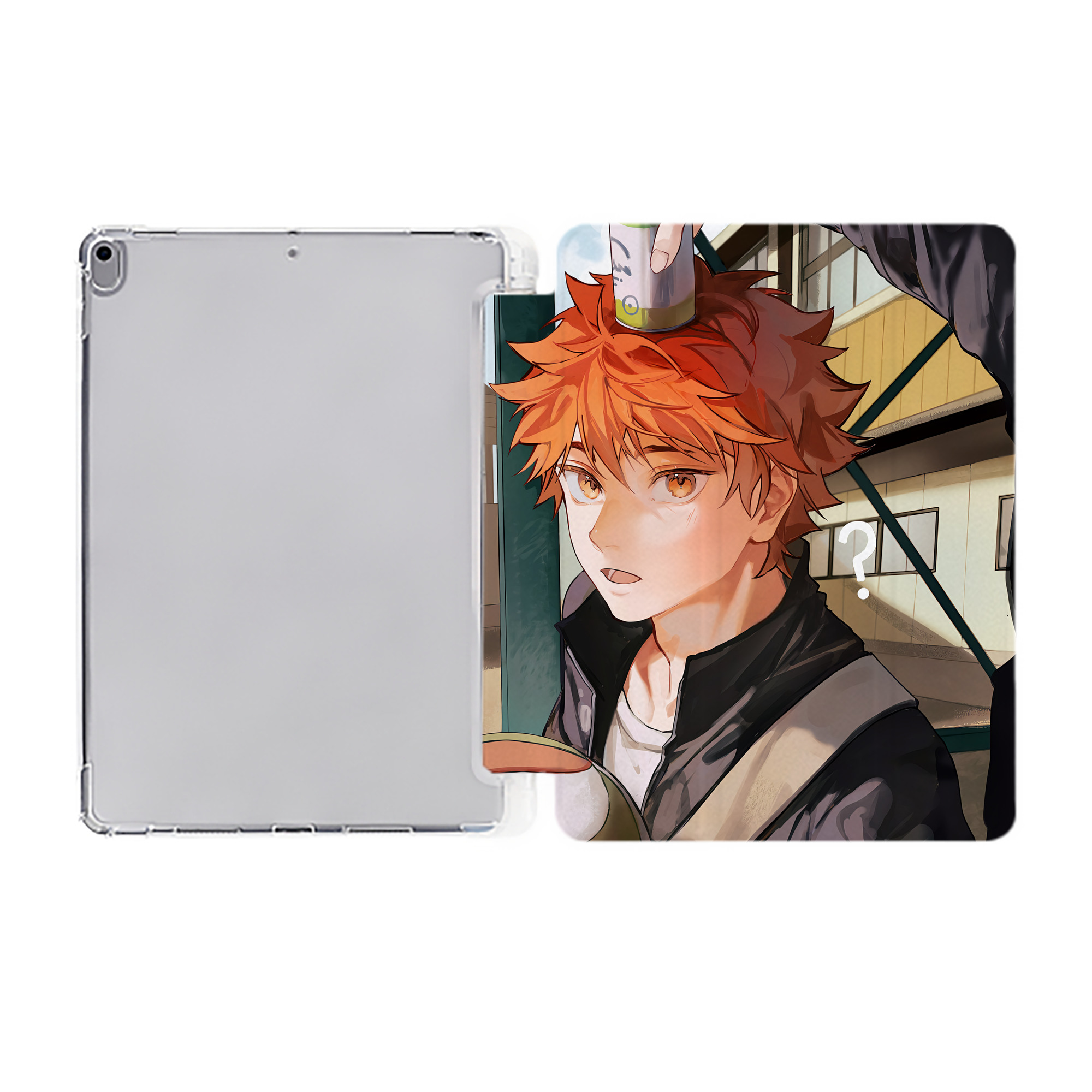 （画像用） ハイキュー!! Haikyu!! IPad ケース ペン収納付き 三つ折りスタンド PUレザー×シリコン 対応機種9.5/10.5/10.9インチ